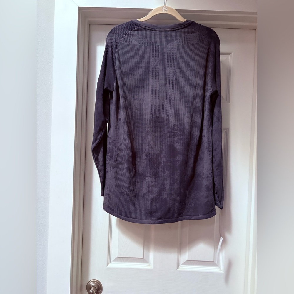 Nike Men's Long Sleeve Tee - Charcoal Black - Picture 6 of 11